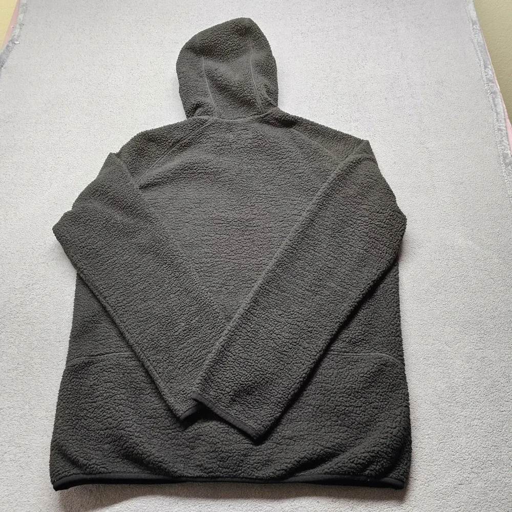 Polo Ralph Lauren Performance Jacket Mens XL Charcoal Gray Sherpa Fleece Zip-Up